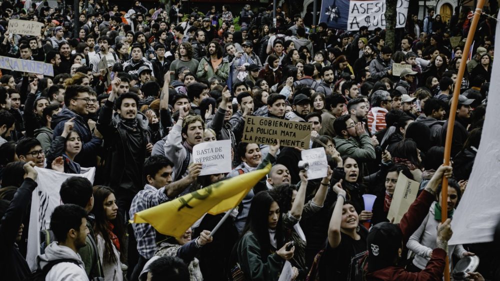 Demonstration i Chile 2019